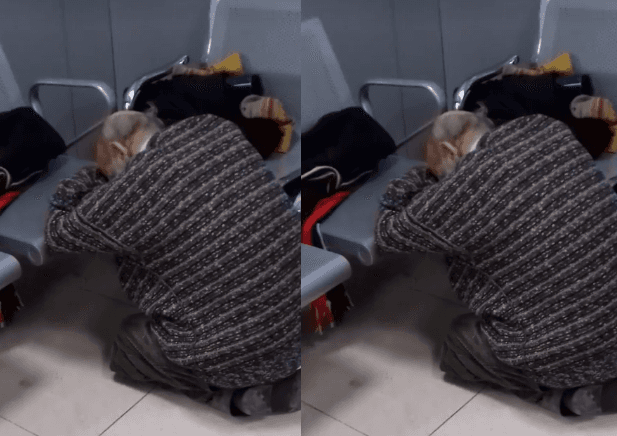 Mjekët e lënë të moshuarin të presë në korridoret e QKUK-së (VIDEO)