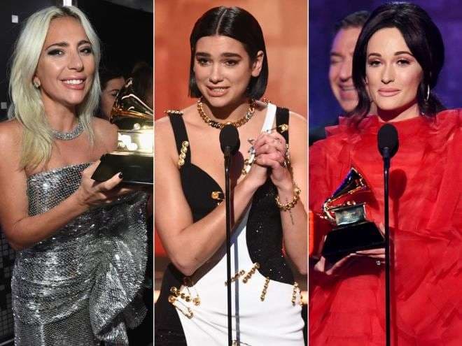 Dua Lipa, Lady Gaga dhe Kacey Musgraves dominojnë Grammys