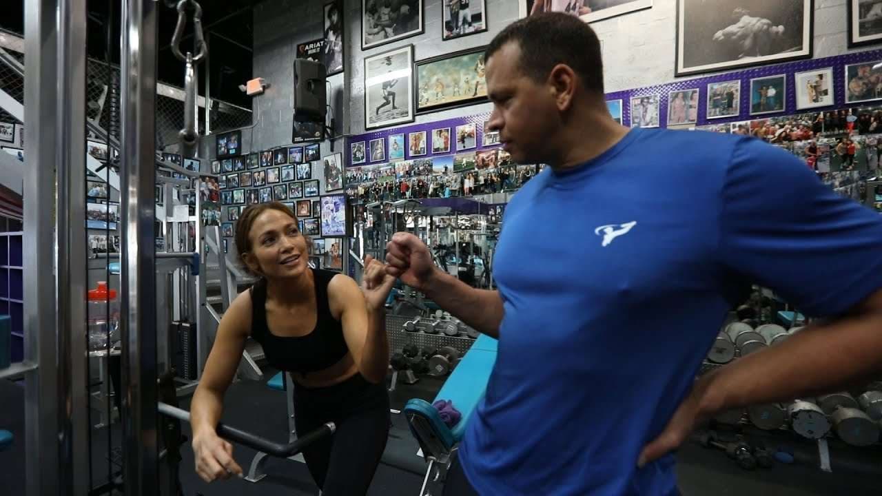 Jennifer Lopez dhe Alex Rodriguez publikojnë video duke ushtruar
