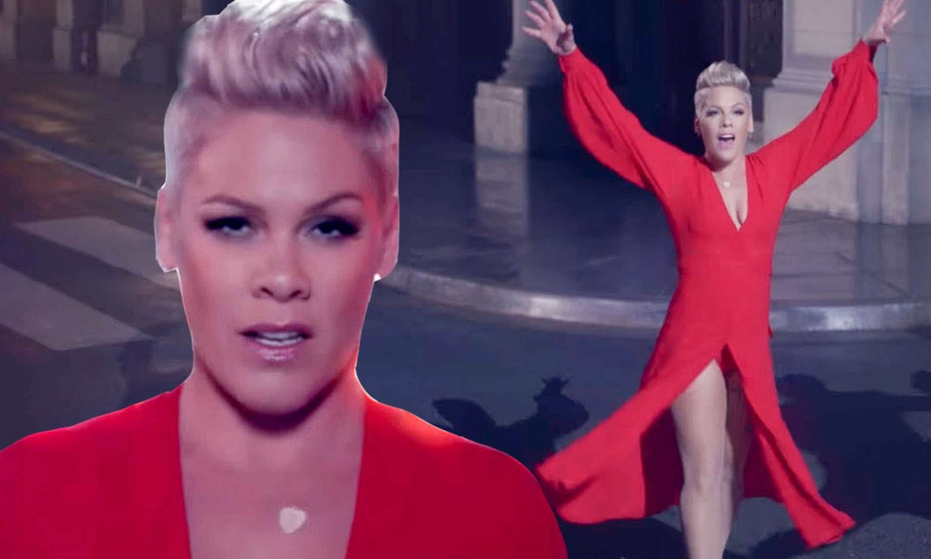 Pink shkëlqen në videoklipin e fundit (VIDEO)