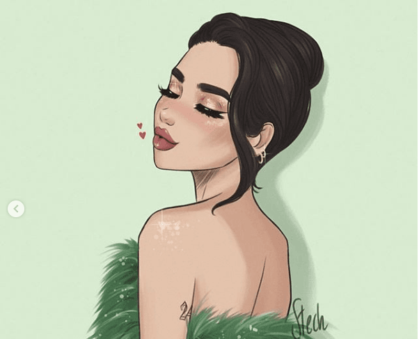 Dua Lipa vlerëson artin e adhuruesve të saj