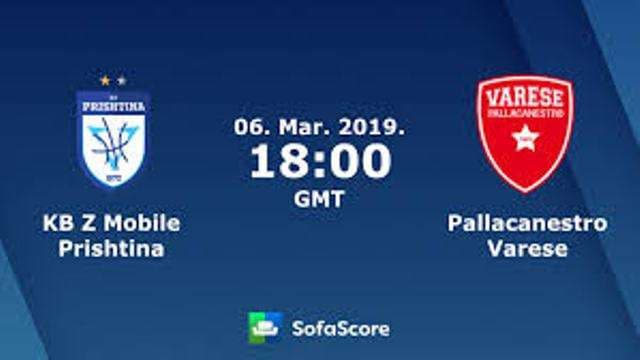 Pjesa e parë: Z-Mobile Prishtina-Pallacanestro Varese 32:37