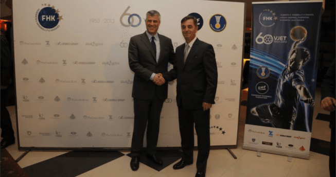 Presidenti Thaçi uroi Federatën e Hendbollit për suksesin historik