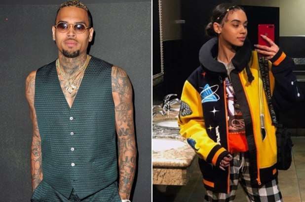 Chris Brown në lidhje me modelen Indya Marie