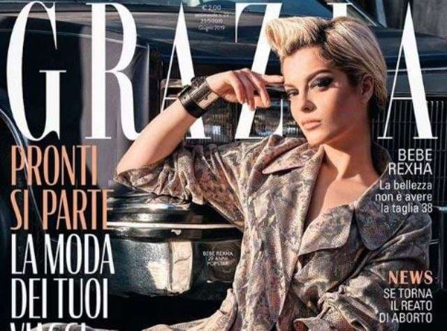 Bebe Rexha në ballinën e revistës Grazia (FOTO)