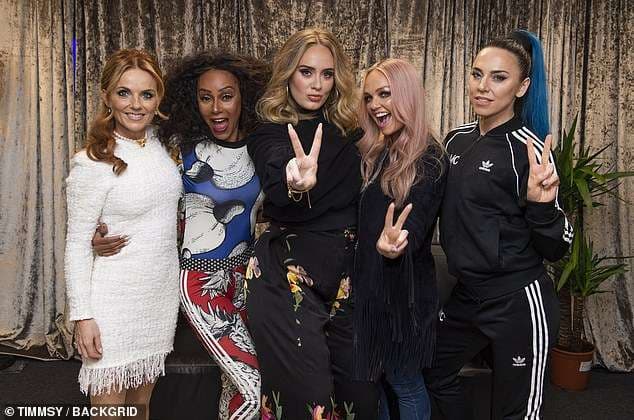 Adele fanse e Spice Girls