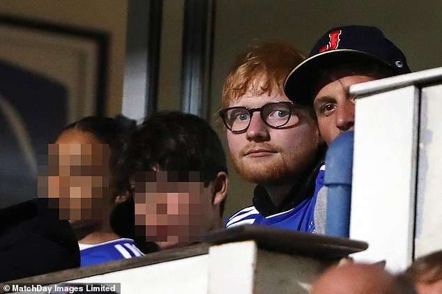 Ed Sheeran tifoz i Ipswich Town