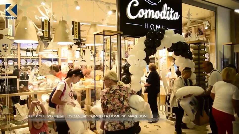 Rrjeti i "Comodita Home" zgjerohet edhe me një dyqan në Shkup (VIDEO)