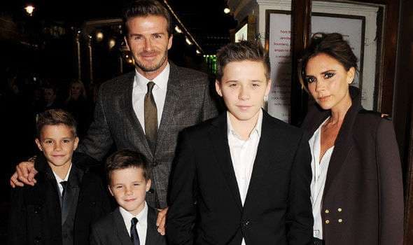 Familja Beckham sot ka festë