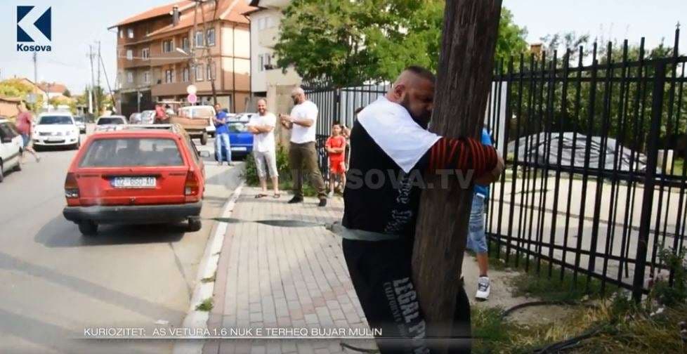 Bujar Mulin nuk e tërheq as vetura (VIDEO)
