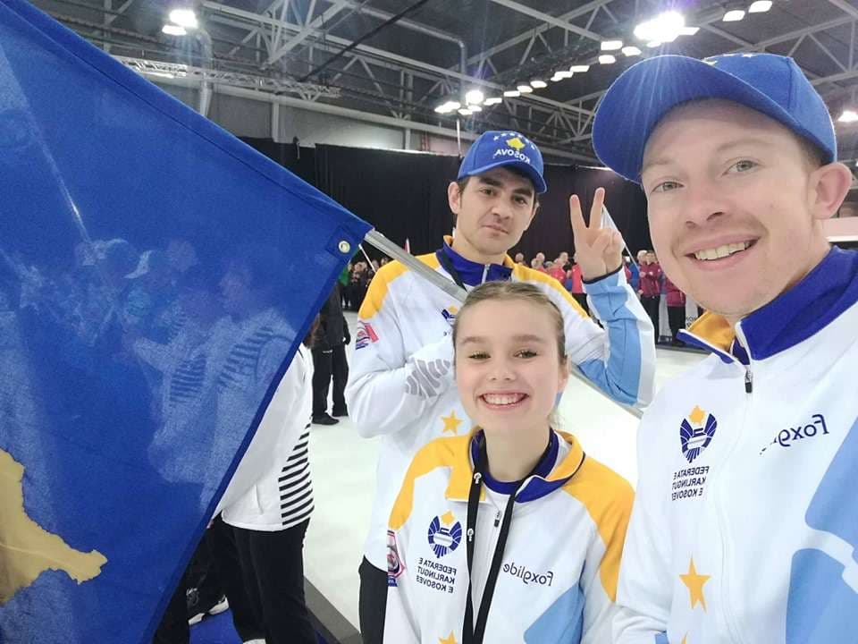 Ekipi i Kosovës në kërling pjesë e Kampionatit Botëror në Skoci