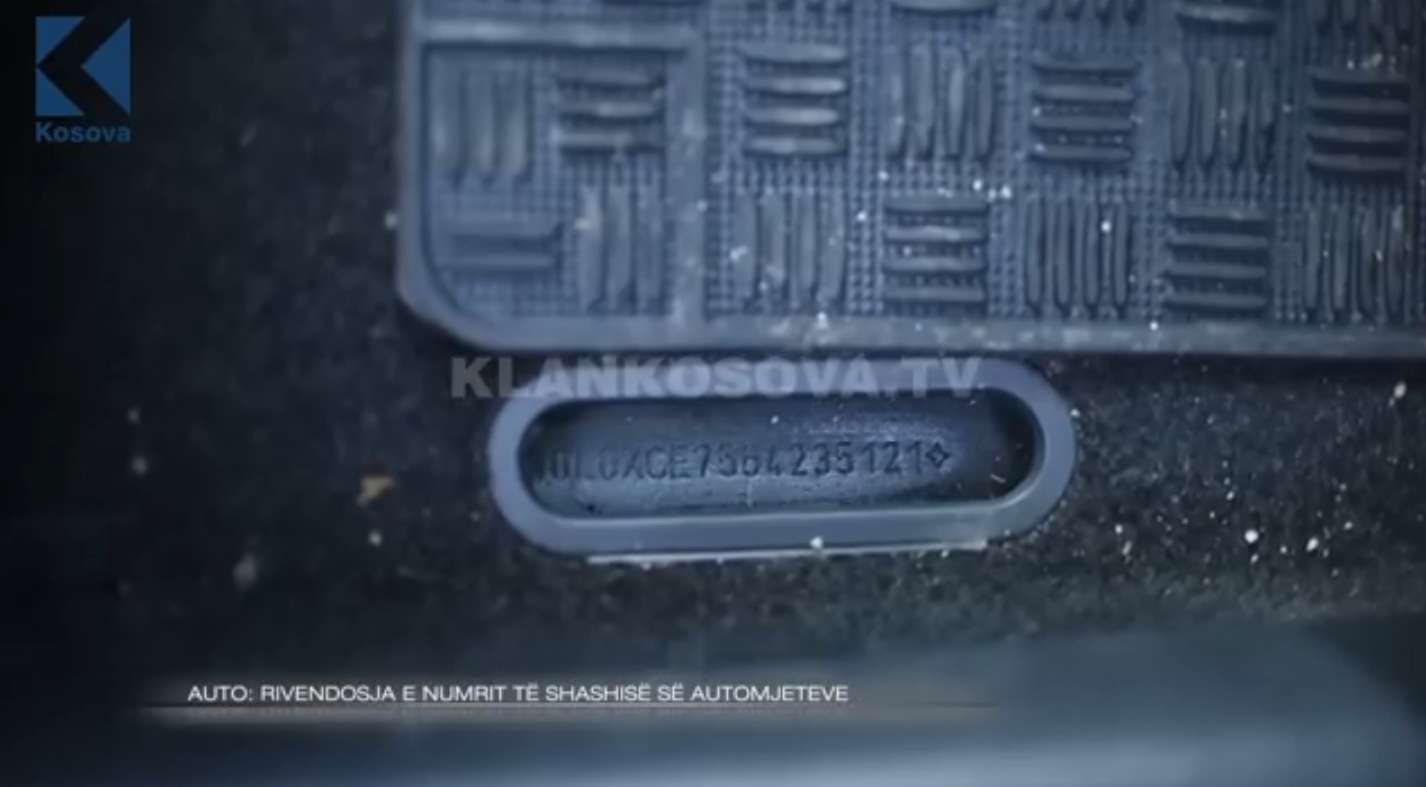 Rivendosja e numrit të shasisë së automjeteve (VIDEO)