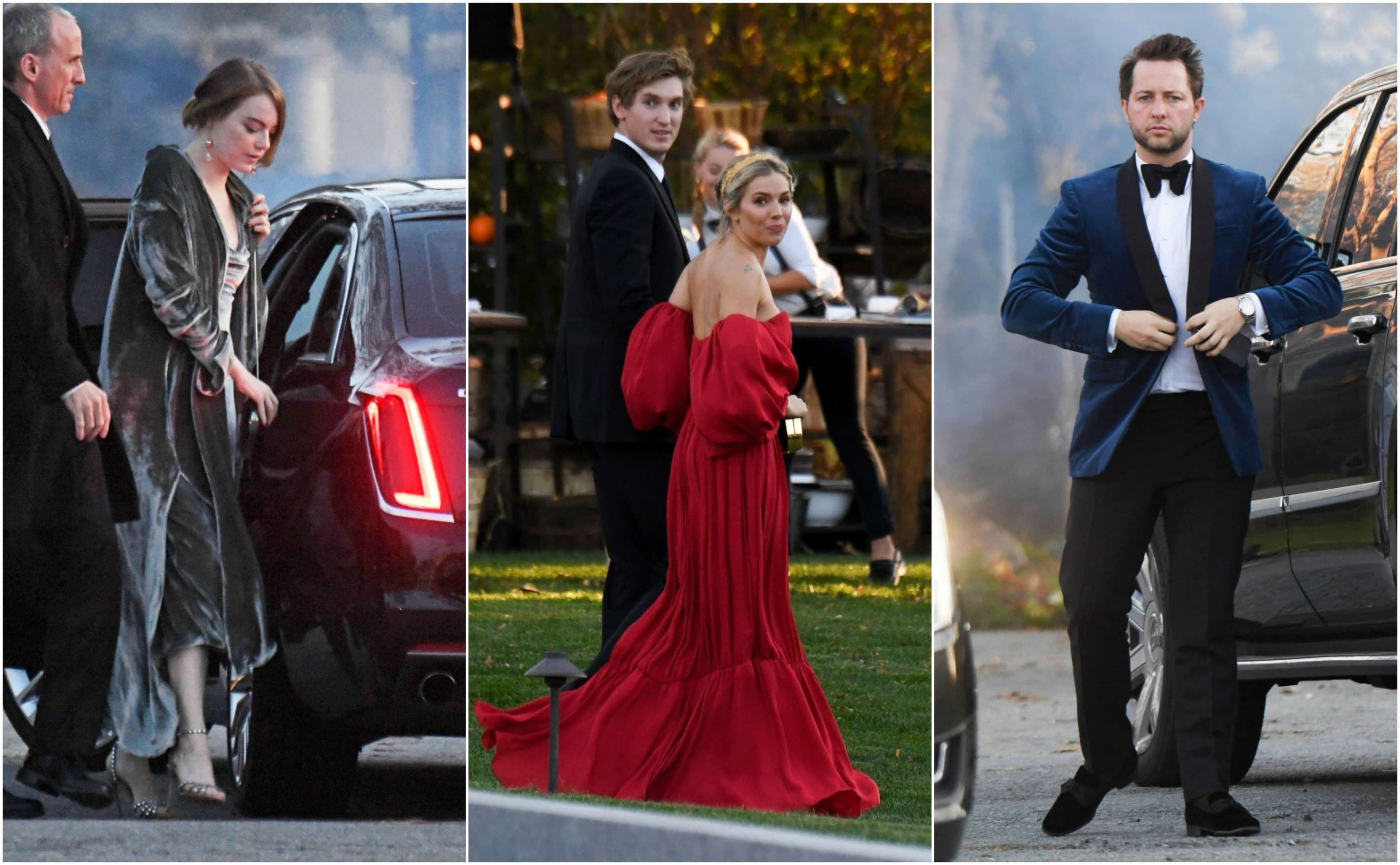 Çfarë veshën yjet në dasmën e Jennifer Lawrence?
