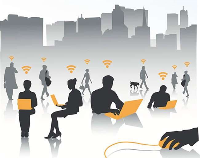 Sa njerëz janë të lidhur në internet?