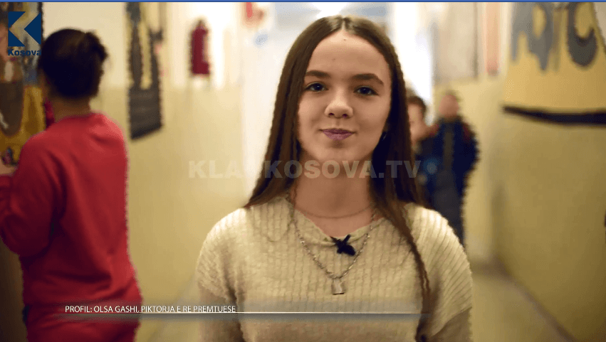 Olsa Gashi, piktorja e re premtuese (VIDEO)