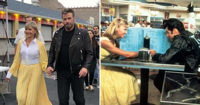 John Travolta dhe Olivia Newton-John befasojnë fansat, rikthejnë kostumet e “Grease”
