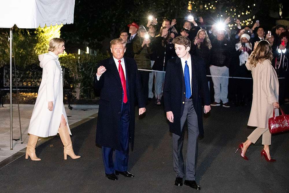 Djali 13 vjeçar i Trumpit e arrin atë me gjatësi