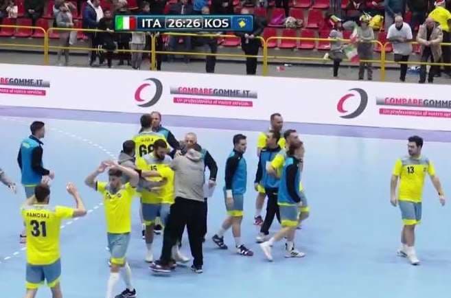 Hendboll, Italia - Kosova 26:26 (VIDEO)