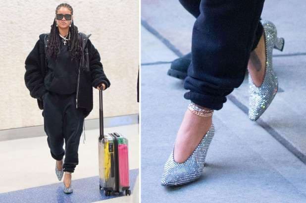 Rihanna me veshje sportive dhe take me plot shkëlqim