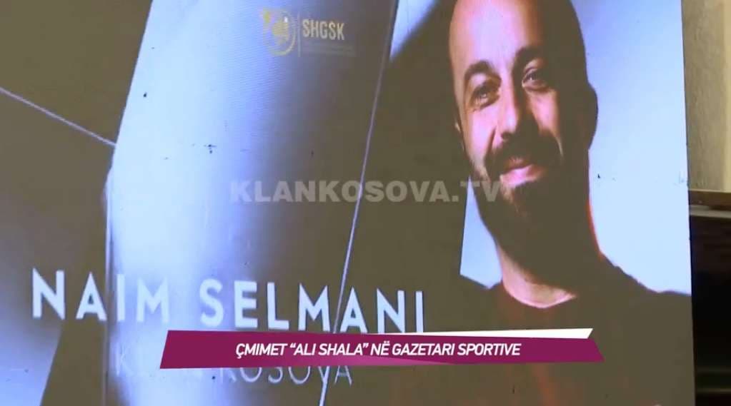 Naim Selmani, gazetari i sportit në Klan Kosova, shpërblehet me çmim (VIDEO)