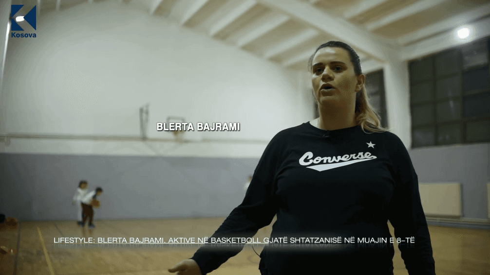 Blerta Bajrami, aktive në basketboll edhe gjatë muajit të tetë të shtatzënisë (VIDEO)
