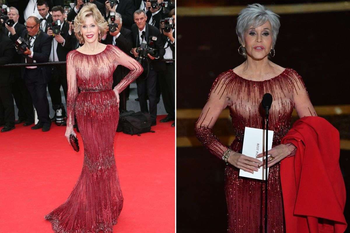 U betua se s'do të blinte më rroba, Jane Fonda vesh një fustan të vjetër në Oscars