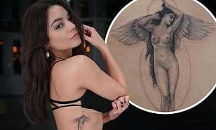 Njihuni me tatuazhin e ri të Hudgens (VIDEO)