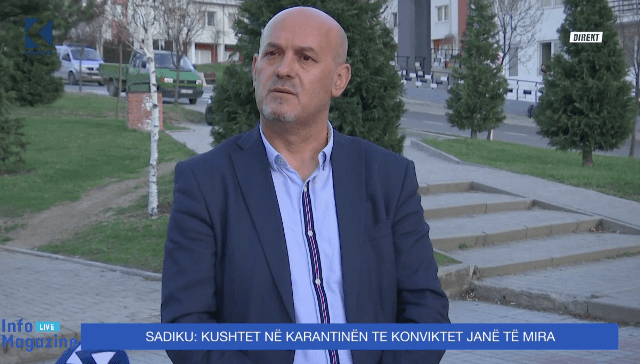 Sadiku: Kërkojmë mirëkuptimin e qytetarëve që ndodhen në karantinën në Qendrën e Studentëve (VIDEO)