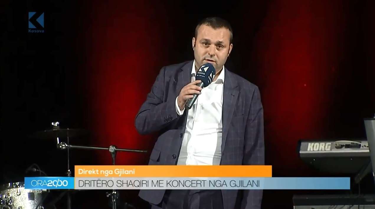 Dritëro Shaqiri me koncert nga Gjilani (VIDEO)