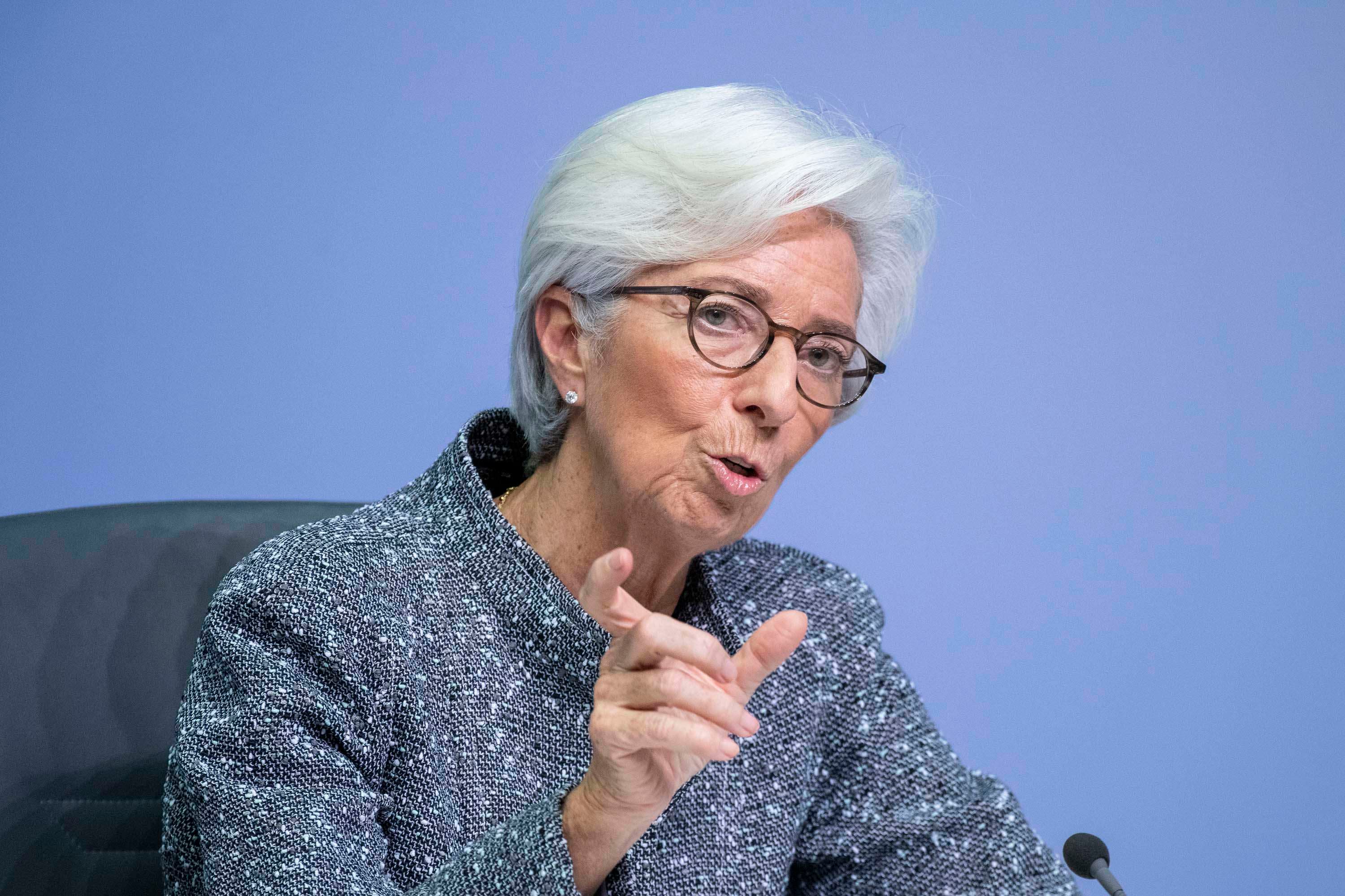 Presidentja e Bankës Qendrore Evropiane: Ekonomia e Eurozonës do të pësojë rënie nga 8 deri në 12 përqind