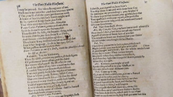 Gjendet një botim i rrallë i Shekspirit në Spanjë, që daton nga vitit 1634