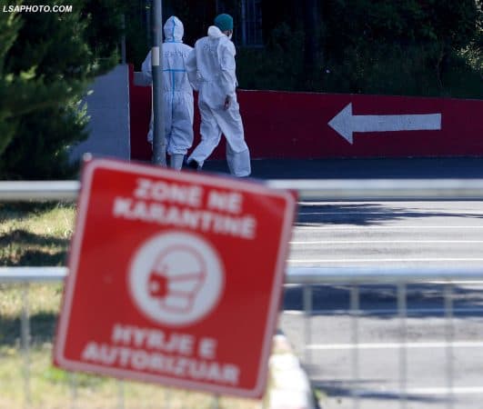 Dy viktima dhe 279 raste të reja me COVID-19 në Shqipëri