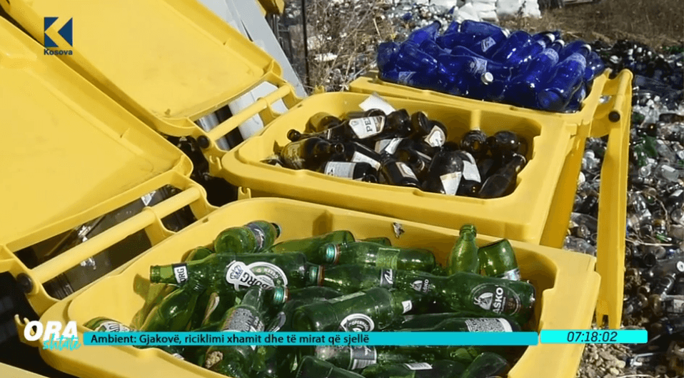 Gjakovë, riciklimi i xhamit dhe të mirat që sjell (VIDEO)