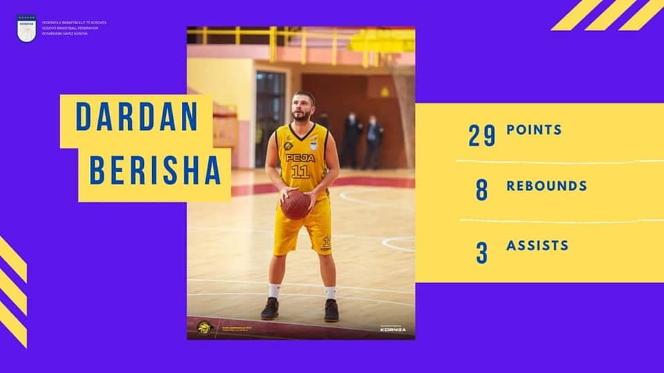 Dardan Berisha shpallet lojtari i javës së gjashtë në Superligë
