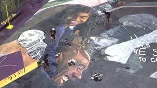 Artistët në Filipine krijojnë mural në përvjetorin e vdekjes së Kobe Bryant (VIDEO)