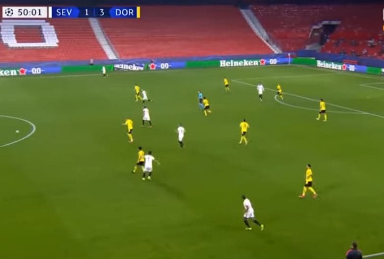 Dortmund merr fitore të rëndësishme në Champions ndaj Sevillas (VIDEO)
