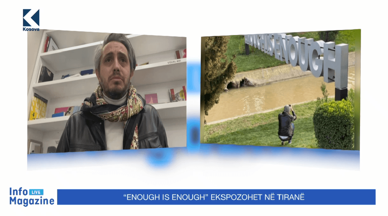 Artisti Alban Muja tregon se ku u inspirua për instalacionin “Enough is enough” (VIDEO)