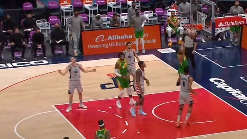 Jazz humbin si mysafirë të Wizards (VIDEO)