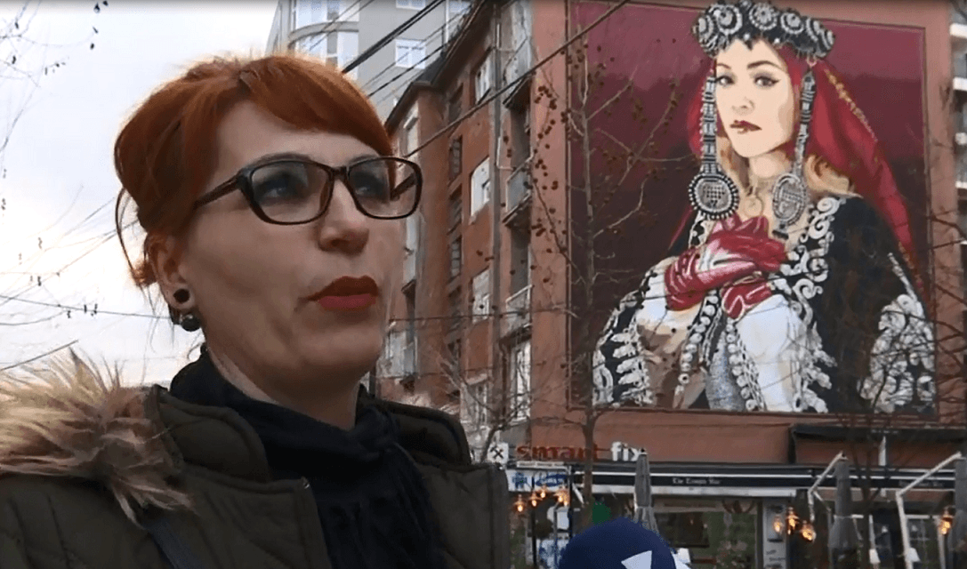 Topalli: Veshja kombëtare e Ritës na nxiti edhe më shumë për punimin e muralit