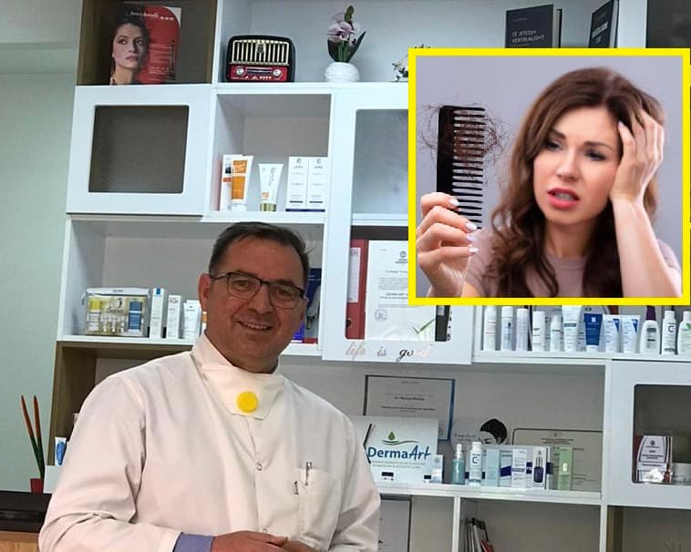 Dermatologu kosovar tregon pse bien flokët pas infektimit me COVID-19