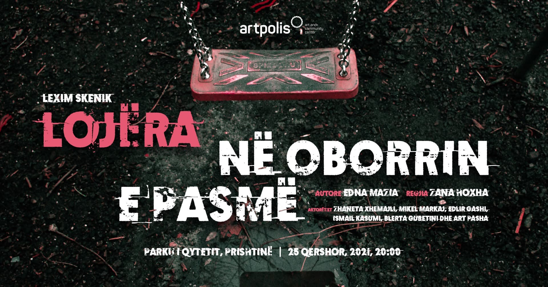 “Lojëra në Oborrin e Pasmë”, sonte lexim skenik nga ora 20:00