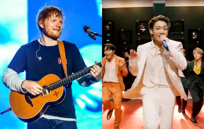 Ed Sheeran shkruan këngë për BTS