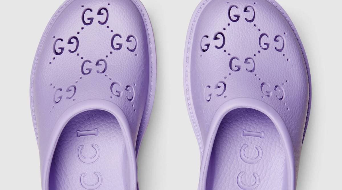 Gucci shet sandale prej gome me vrima për 470 euro