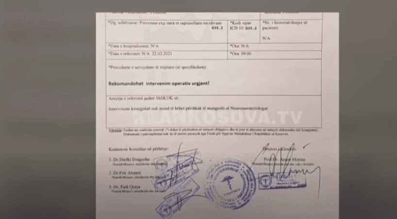 Shqiptohet gjoba e parë për rastin “Neurokirurgjia” (VIDEO)