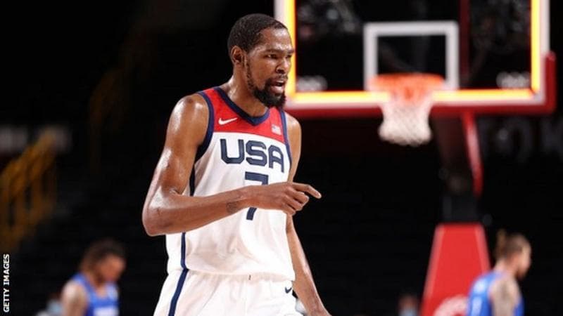 Kevin Durant në histori të ekipit të SHBA-së