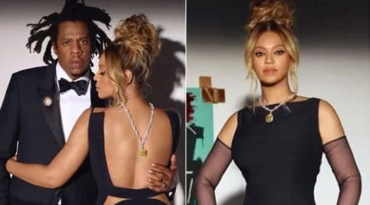 Beyonce bëhet gruaja e parë me ngjyrë që vesh Tiffany Diamond