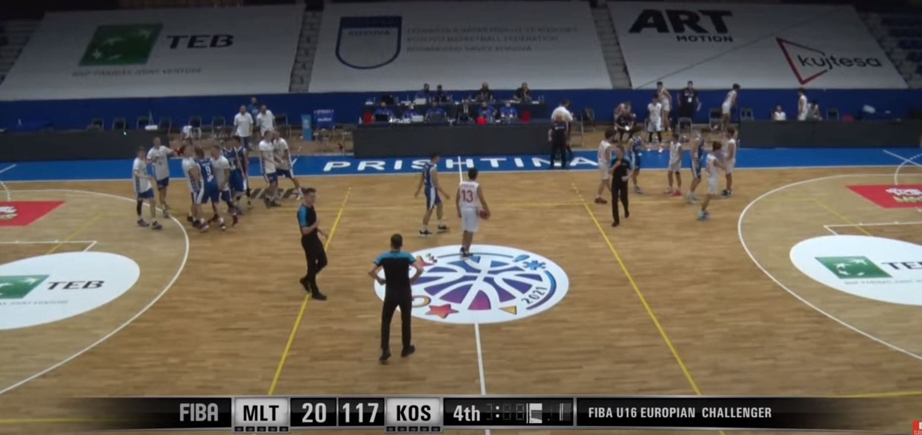 U16 e Kosovës mbyllin ndeshjen e parë në "Challengers" me 97 pikë epërsi