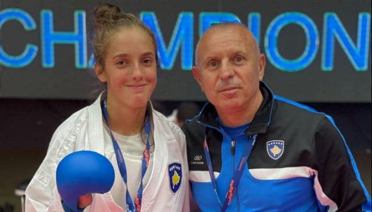 Karateistja Behije Mustafa fiton medaljen e bronztë në Kampionatin Evropian