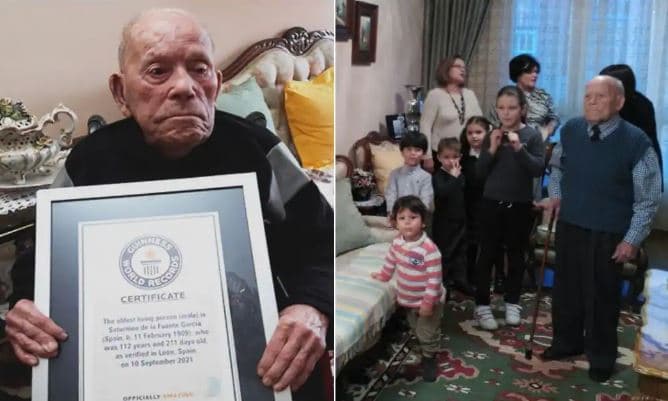 112 vjeçari shpallet njeriu më i vjetër në botë