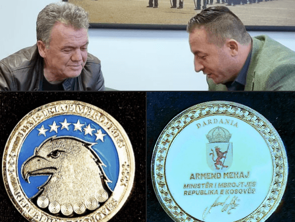 Ministri Mehaj i ndan medalje këngëtarit Ilir Shaqiri